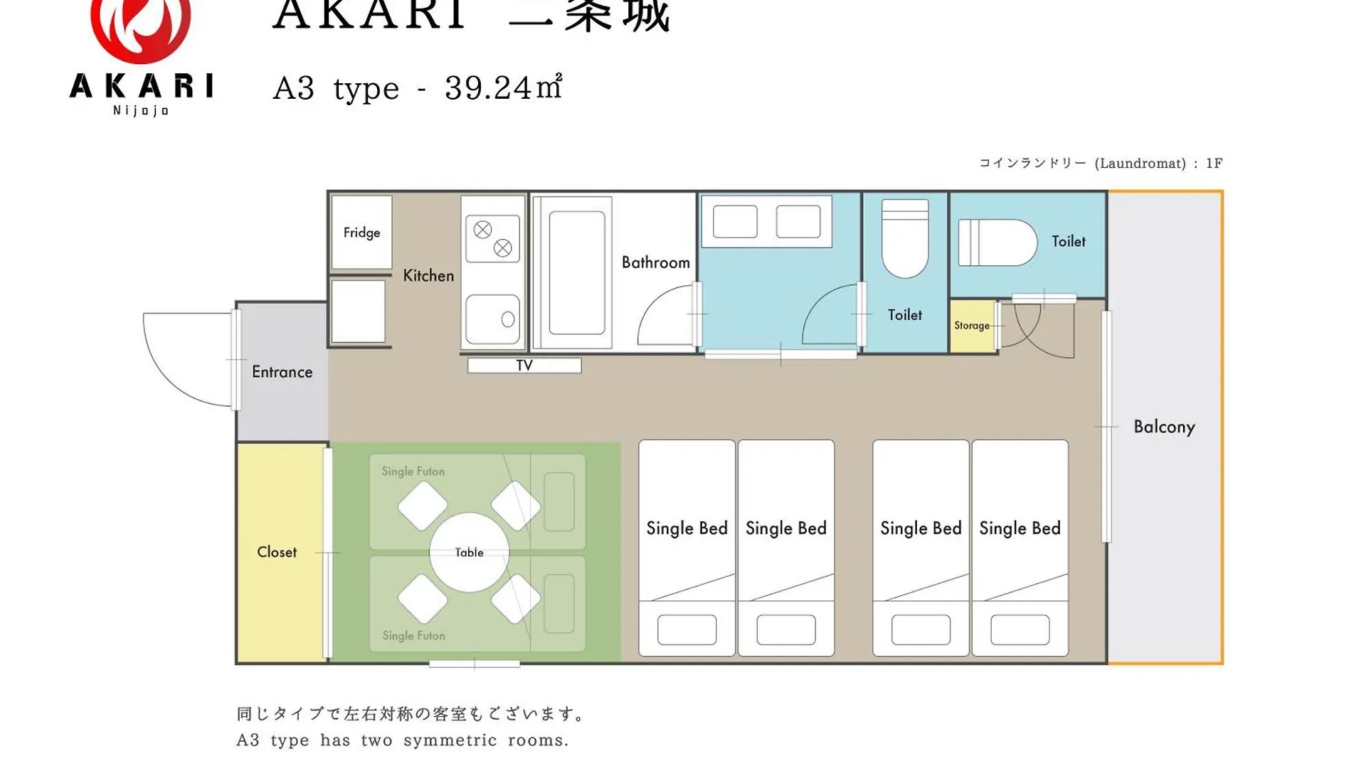 Aparthotel Akari Nijo-Jo à Kyoto